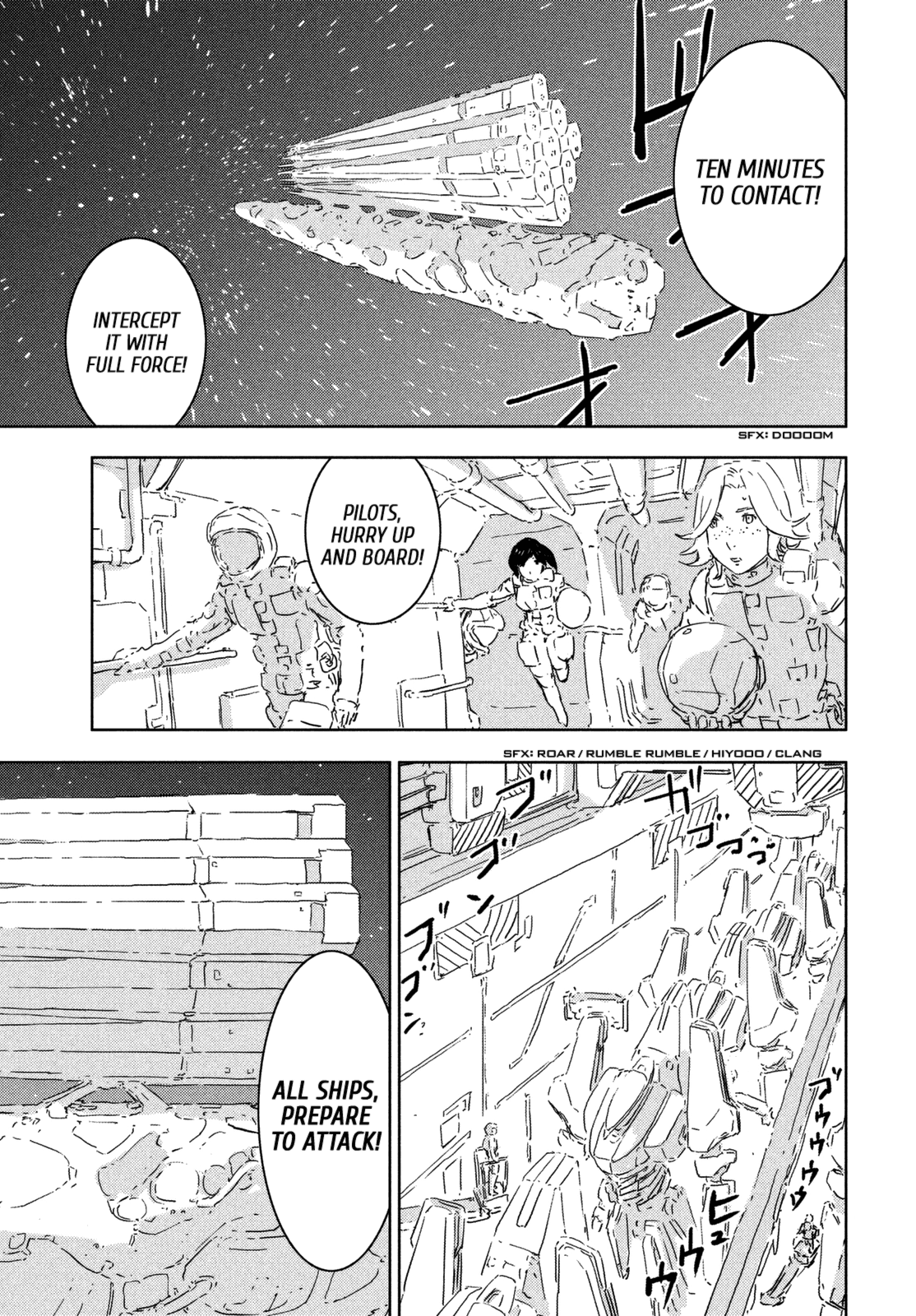 Sidonia no Kishi Chapter 67 page 15 - Chapter 67: The Assault Fleet's Peril