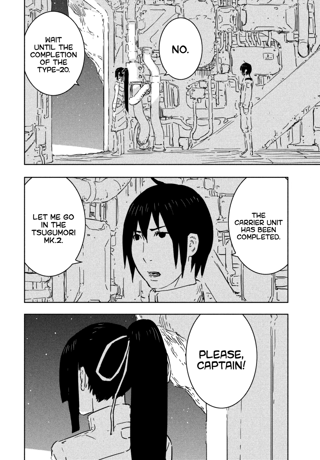 Sidonia no Kishi Chapter 68 page 21 - Chapter 68: Tanikaze Nagate's Impatience