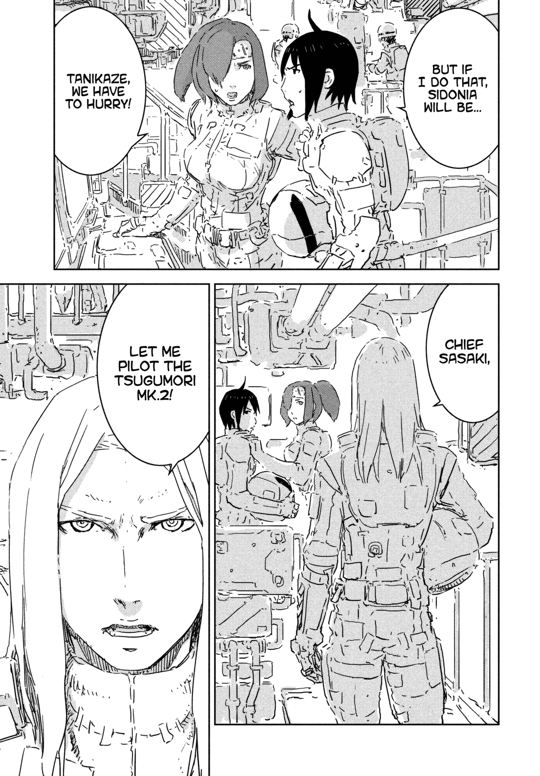 Sidonia no Kishi Chapter 70 page 7 - Chapter 70: The Type-20's Sortie