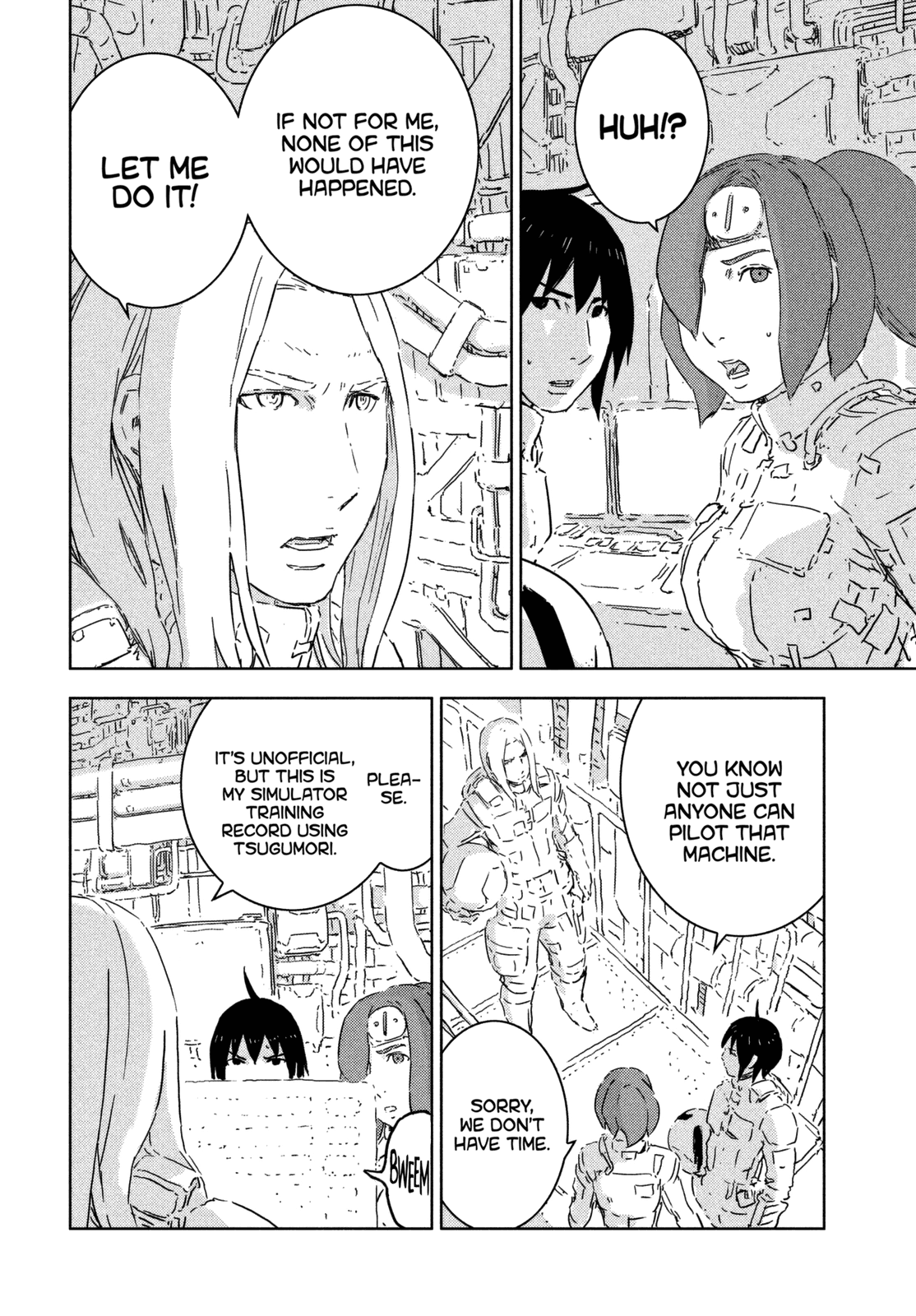 Sidonia no Kishi Chapter 70 page 8 - Chapter 70: The Type-20's Sortie