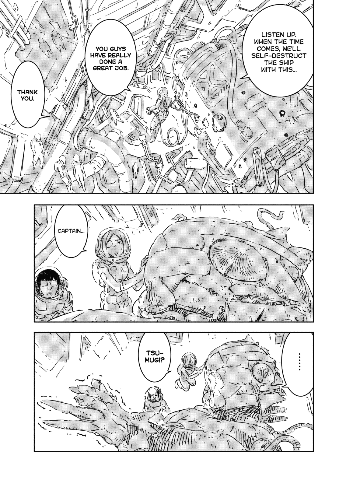 Sidonia no Kishi Chapter 72 page 13 - Chapter 72: Tsumugi's Wish