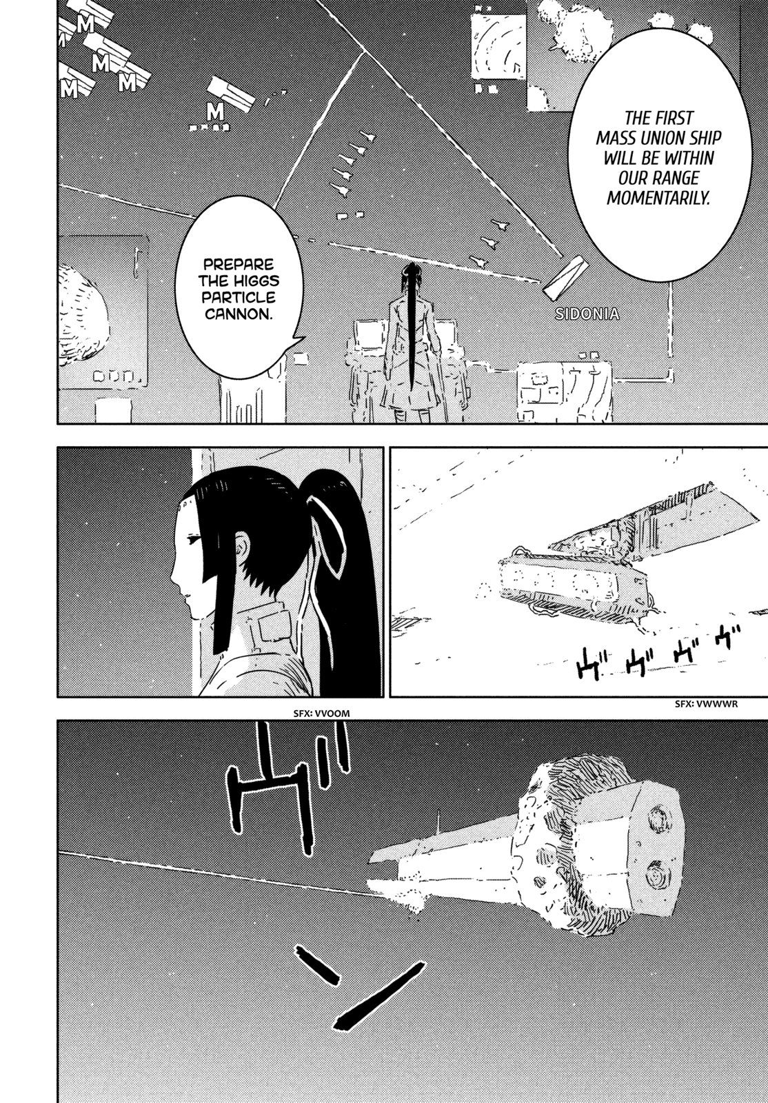 Sidonia no Kishi Chapter 74 page 3 - Chapter 74: Captain Kobayashi's Resolve