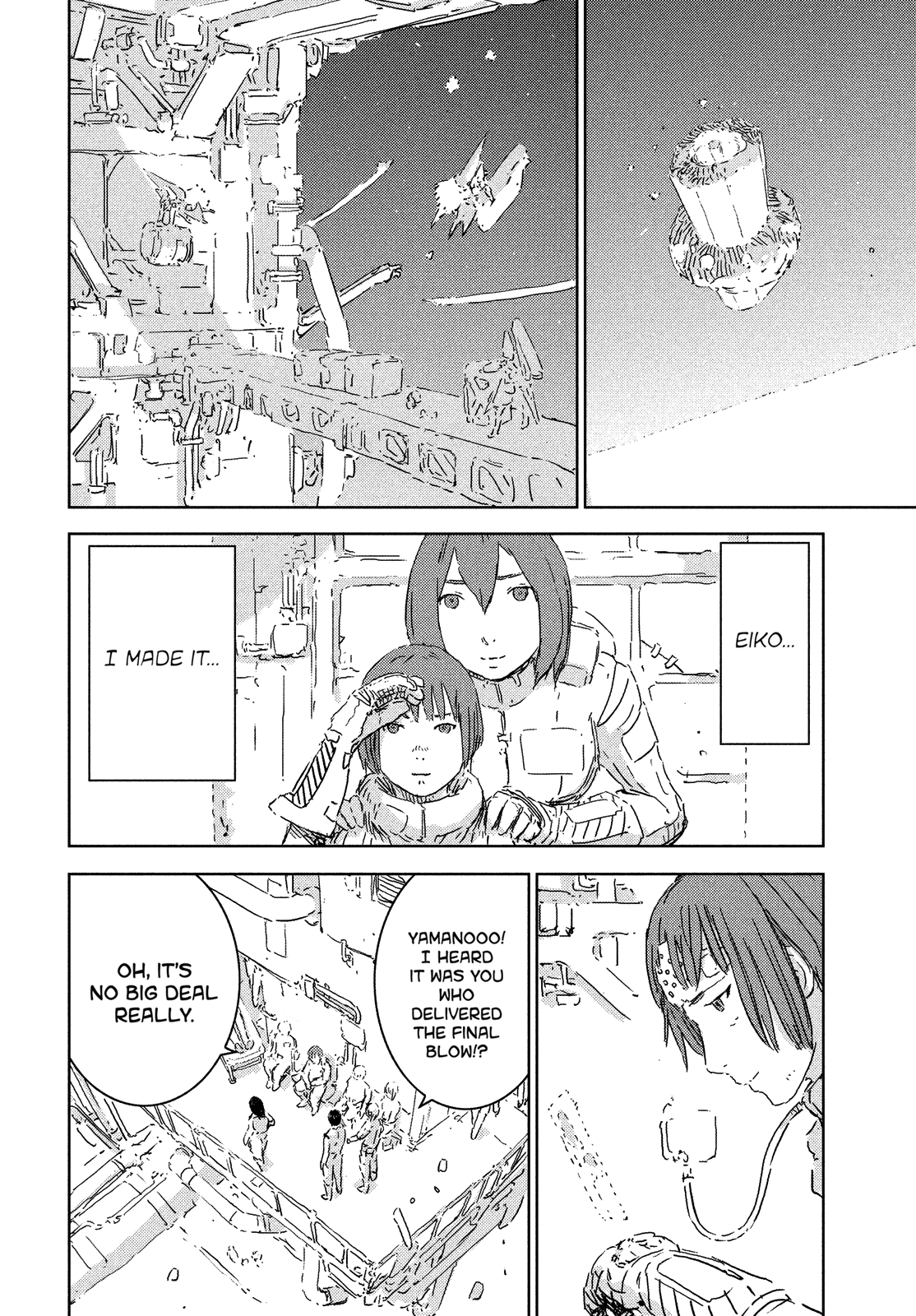 Sidonia no Kishi Chapter 75 page 18 - Chapter 75: Kunato Squad's Battle