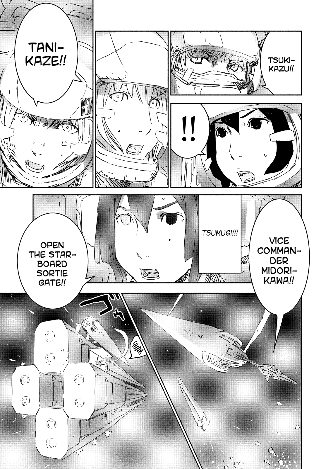 Sidonia no Kishi Chapter 76 page 15 - Chapter 76: The Mass Union Ships' Counter Attack