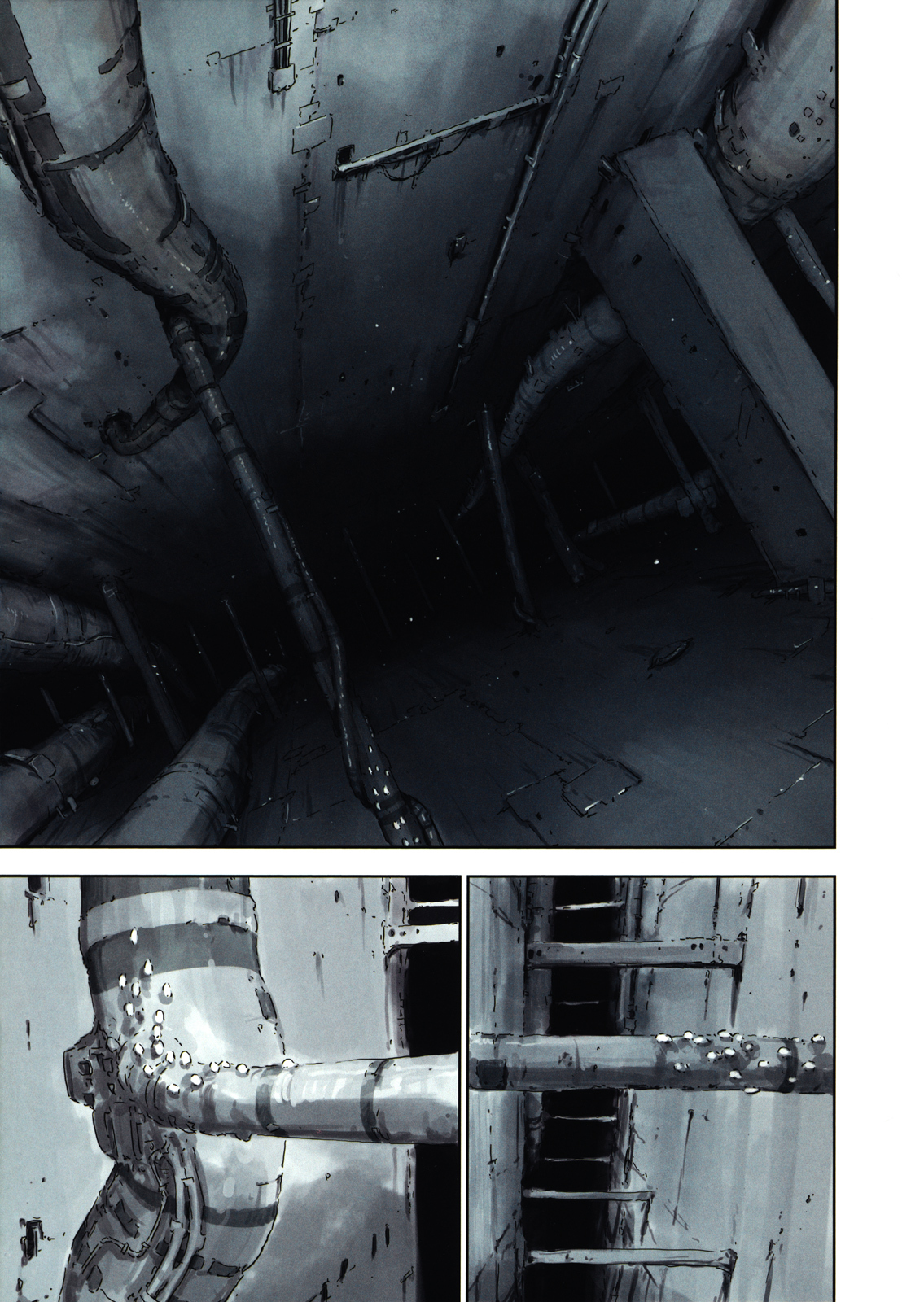Sidonia no Kishi Chapter 78.5 page 3 - Chapter 78.5: Tsumugi Hooked on "BLAME!"