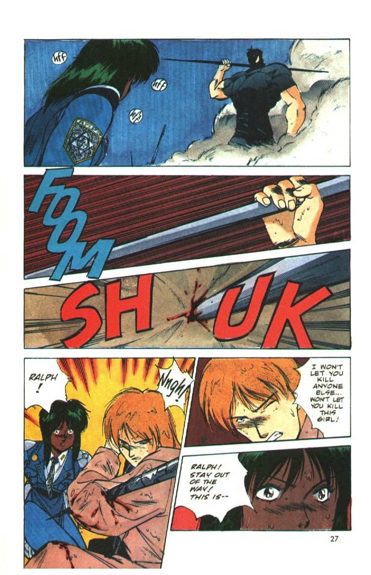 Silent Mobius Chapter 1.6 page 28 - Vol.01 Chapter 6