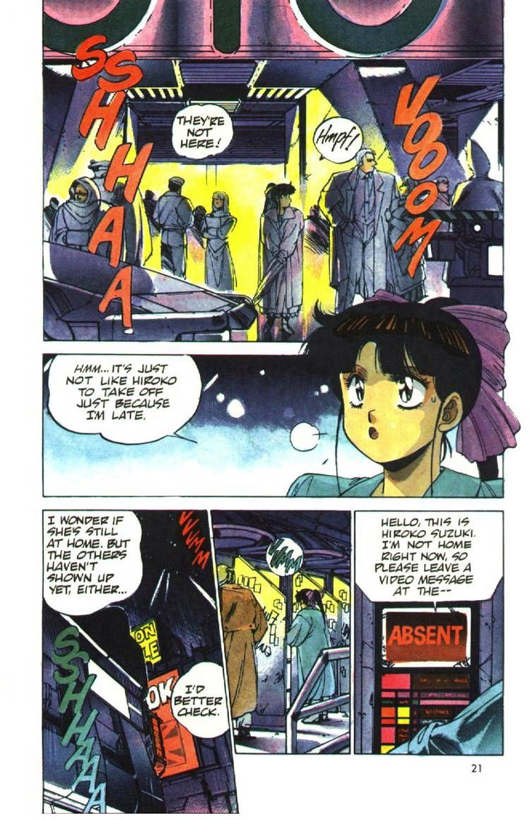 Silent Mobius Chapter 2.10 page 22 - Vol.2 Chapter 10: Yuki Saiko (Part 2)