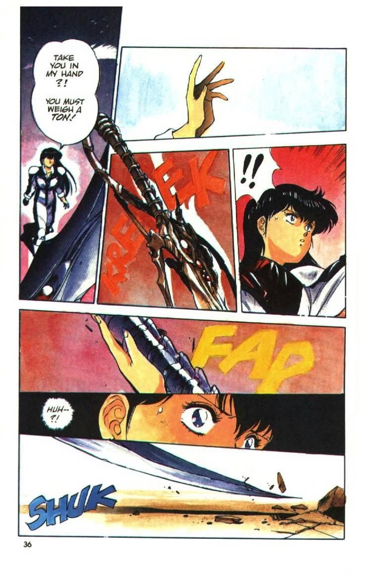 Silent Mobius Chapter 2.8 page 35 - Vol.2 Chapter 8: Katsumi Liqueur (Part 2)