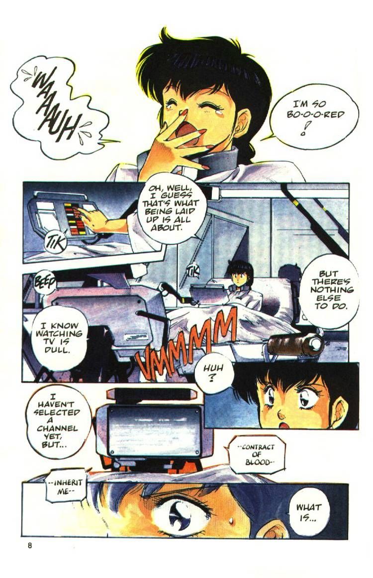 Silent Mobius Chapter 2.8 page 9 - Vol.2 Chapter 8: Katsumi Liqueur (Part 2)
