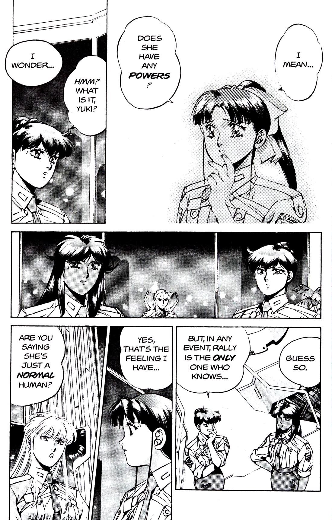 Silent Mobius Vol.4 Chapter 10 page 17 - Vol.4 Chapter 10: Offense and Defense (Black & white version)