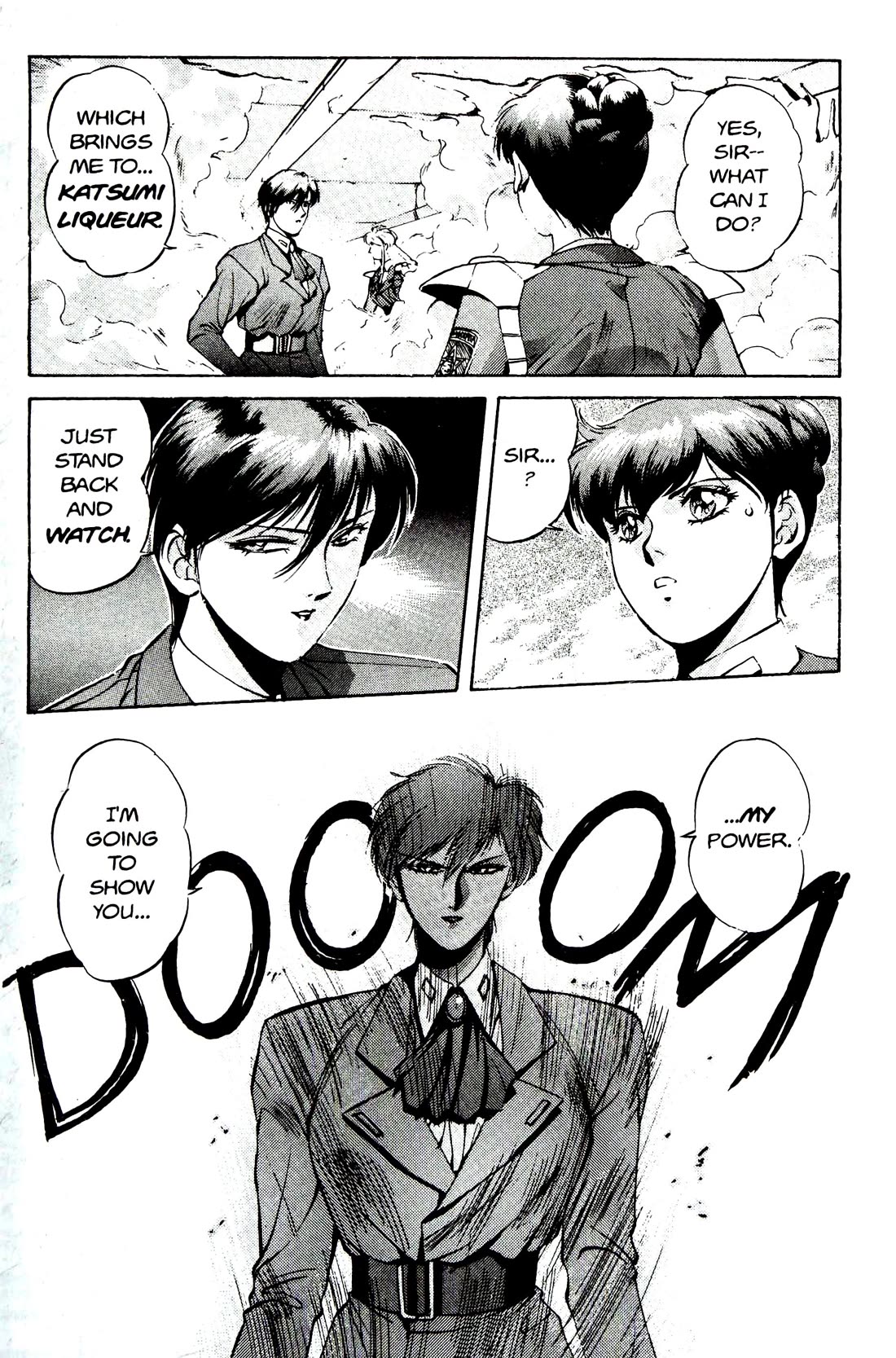 Silent Mobius Vol.4 Chapter 10 page 30 - Vol.4 Chapter 10: Offense and Defense (Black & white version)