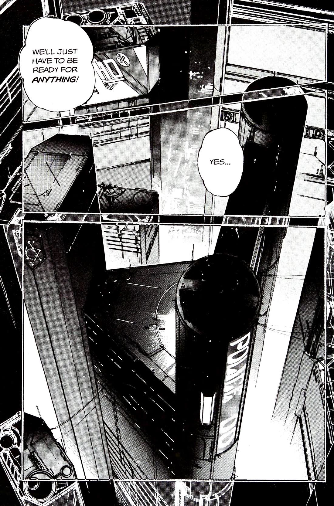 Silent Mobius Vol.4 Chapter 10 page 49 - Vol.4 Chapter 10: Offense and Defense (Black & white version)