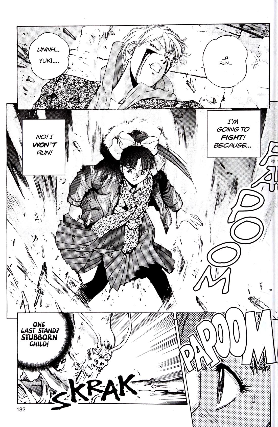 Silent Mobius Chapter 4.12 page 56 - Vol.4 Chapter 12: Labyrinth (Black & white version)