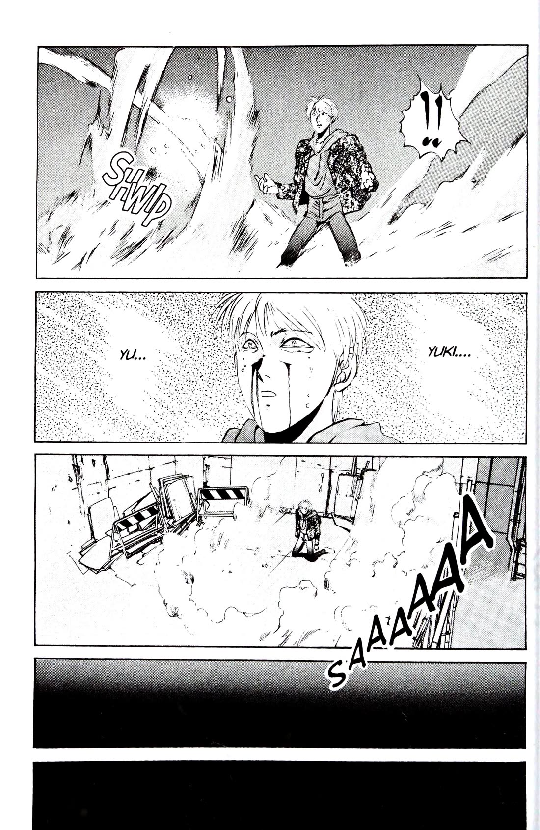 Silent Mobius Chapter 4.12 page 64 - Vol.4 Chapter 12: Labyrinth (Black & white version)