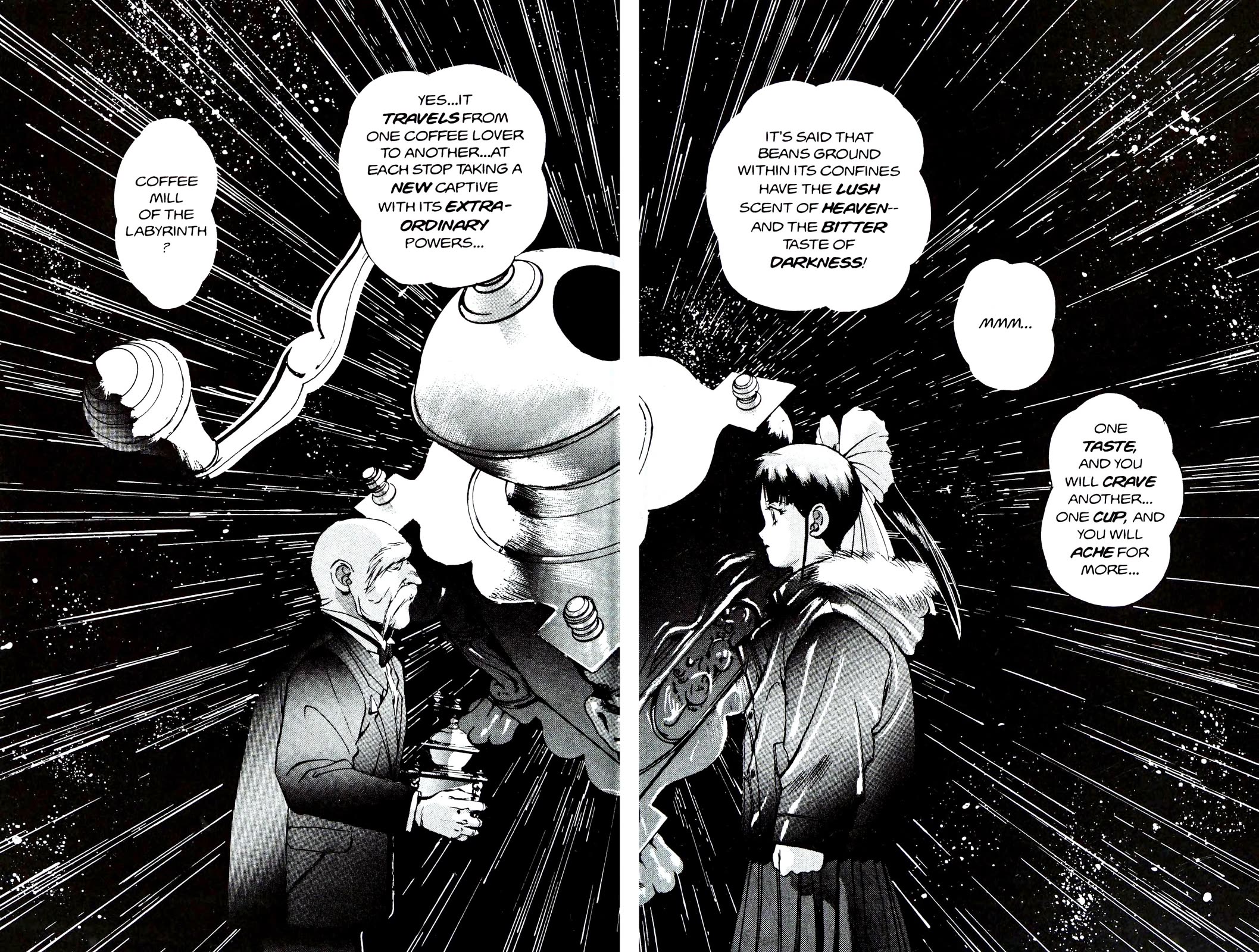 Silent Mobius Chapter 4.12 page 8 - Vol.4 Chapter 12: Labyrinth (Black & white version)
