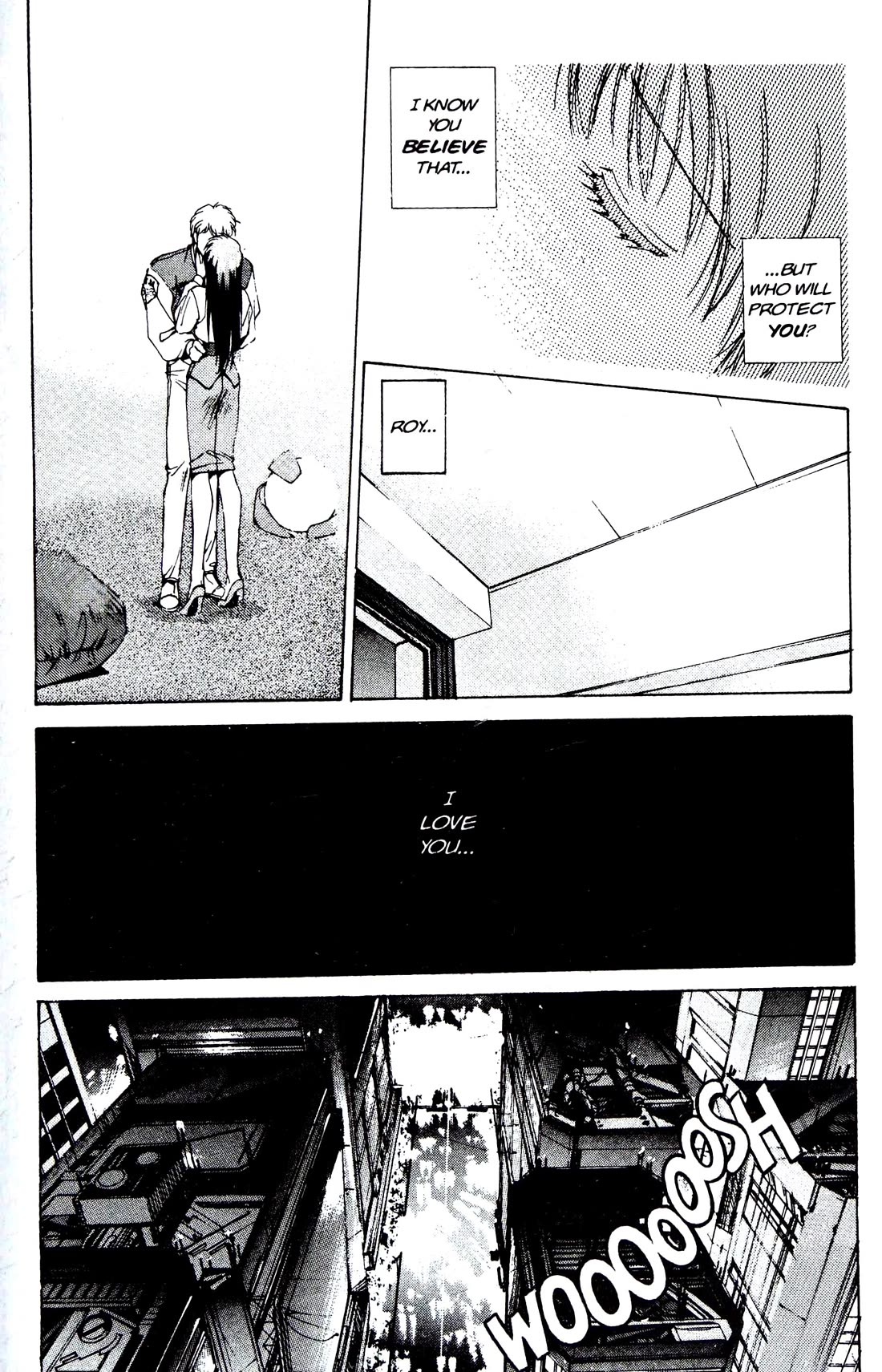Silent Mobius Vol.4 Chapter 9 page 18 - Vol.4 Chapter 9: Premonition (Black & white version)