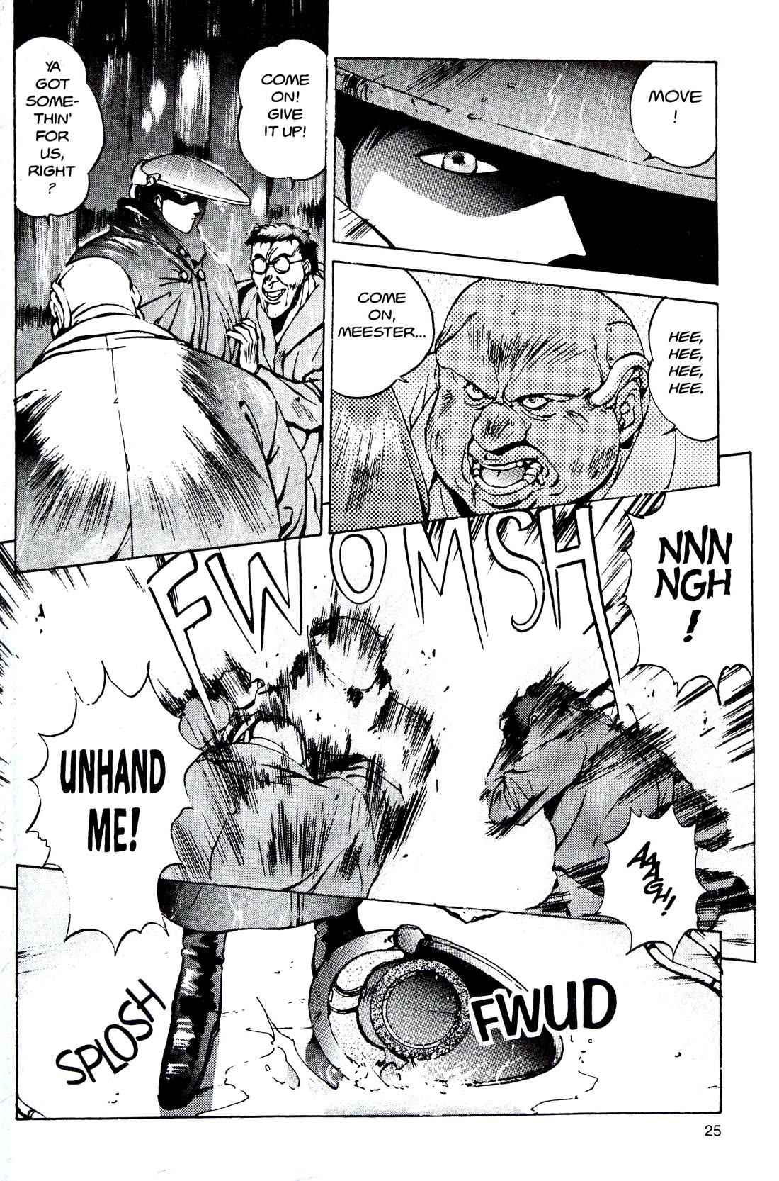 Silent Mobius Vol.4 Chapter 9 page 25 - Vol.4 Chapter 9: Premonition (Black & white version)