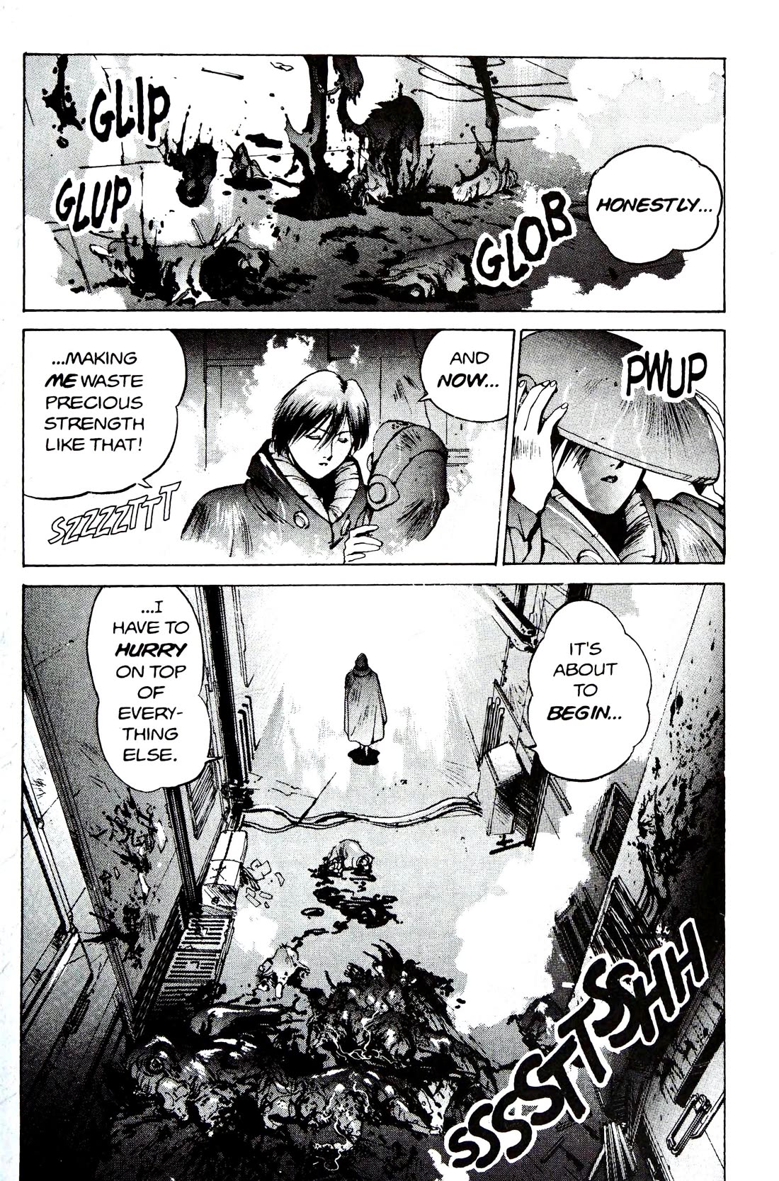 Silent Mobius Vol.4 Chapter 9 page 29 - Vol.4 Chapter 9: Premonition (Black & white version)
