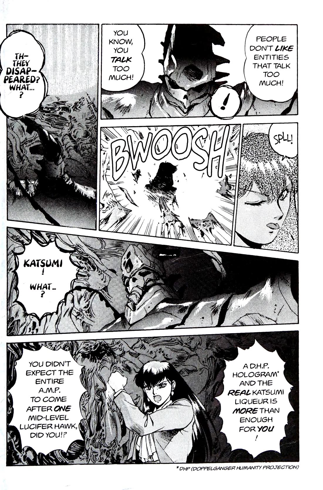 Silent Mobius Vol.4 Chapter 9 page 39 - Vol.4 Chapter 9: Premonition (Black & white version)