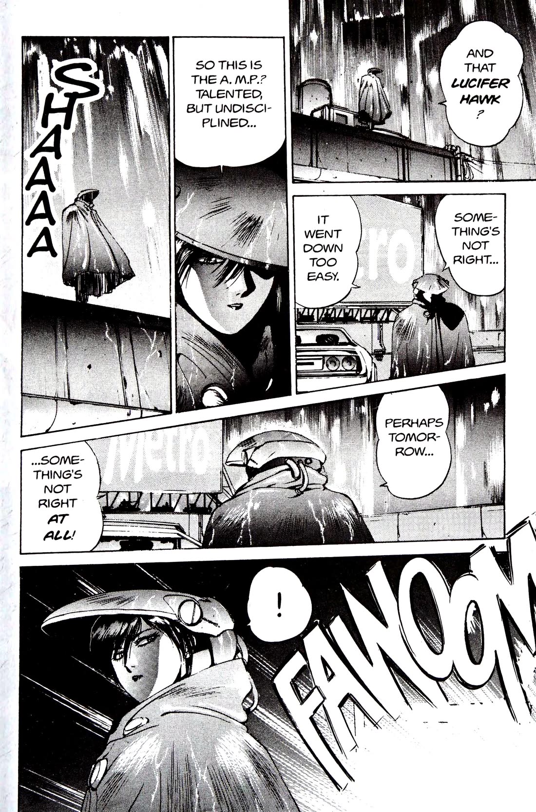 Silent Mobius Vol.4 Chapter 9 page 61 - Vol.4 Chapter 9: Premonition (Black & white version)