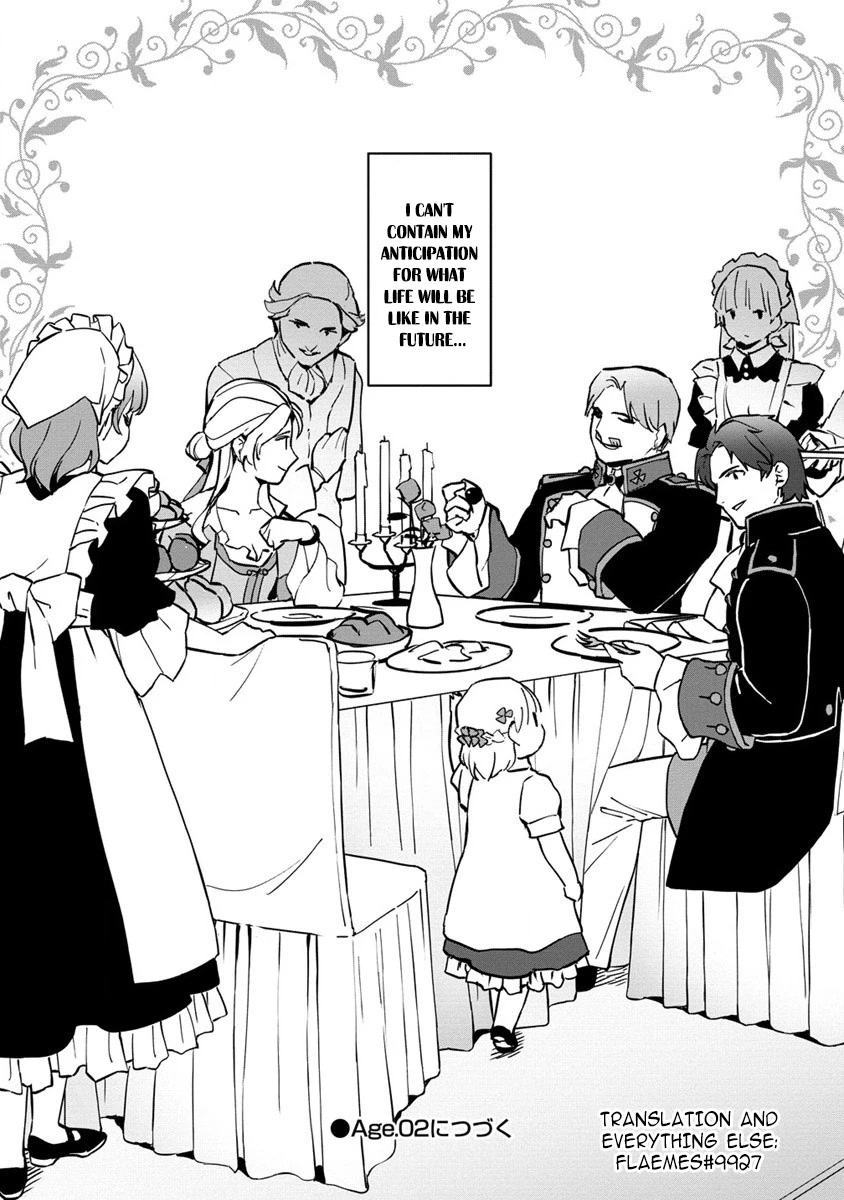 Since I Have Been Reincarnated as the Daughter of a Duke, I, the "Girl Inside," Will Enjoy Being a Girl as Much as I Can! Chapter 1 page 34 - Chapter 1: I reincarnated…