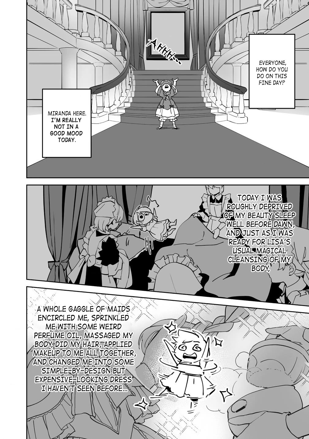 Since I Have Been Reincarnated as the Daughter of a Duke, I, the "Girl Inside," Will Enjoy Being a Girl as Much as I Can! Chapter 10.1 page 12 - Chapter 10.1: The big stars are coming and going