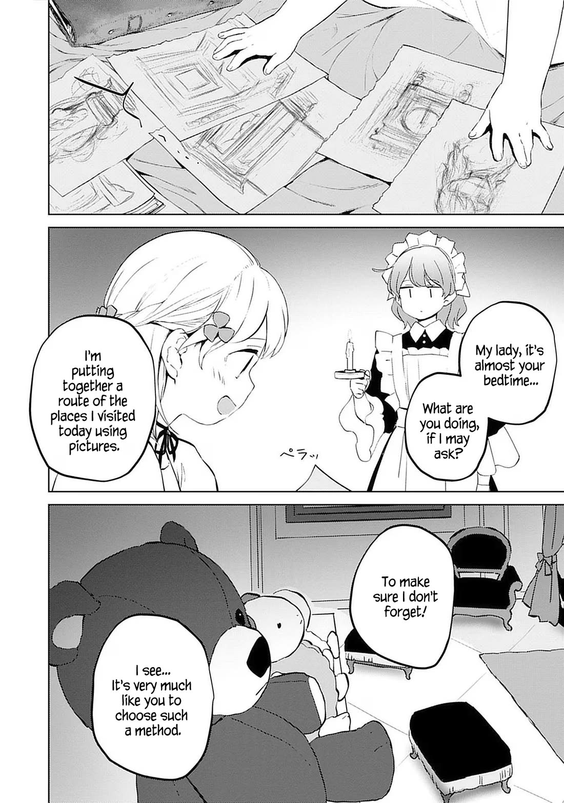 Since I Have Been Reincarnated as the Daughter of a Duke, I, the "Girl Inside," Will Enjoy Being a Girl as Much as I Can! Chapter 10.5 page 2 - Chapter 10.5: I draw things I have in my house!