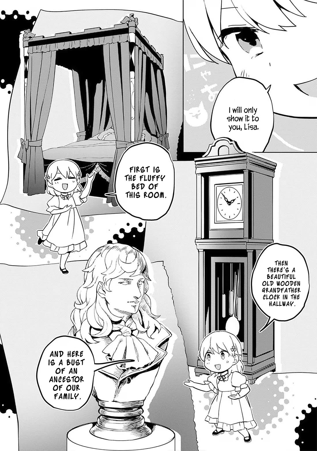 Since I Have Been Reincarnated as the Daughter of a Duke, I, the "Girl Inside," Will Enjoy Being a Girl as Much as I Can! Chapter 10.5 page 3 - Chapter 10.5: I draw things I have in my house!