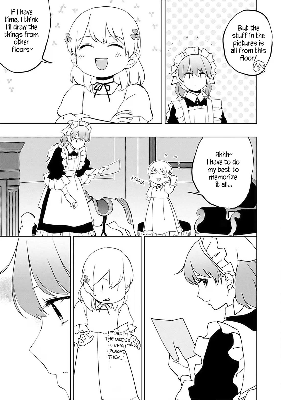 Since I Have Been Reincarnated as the Daughter of a Duke, I, the "Girl Inside," Will Enjoy Being a Girl as Much as I Can! Chapter 10.5 page 5 - Chapter 10.5: I draw things I have in my house!