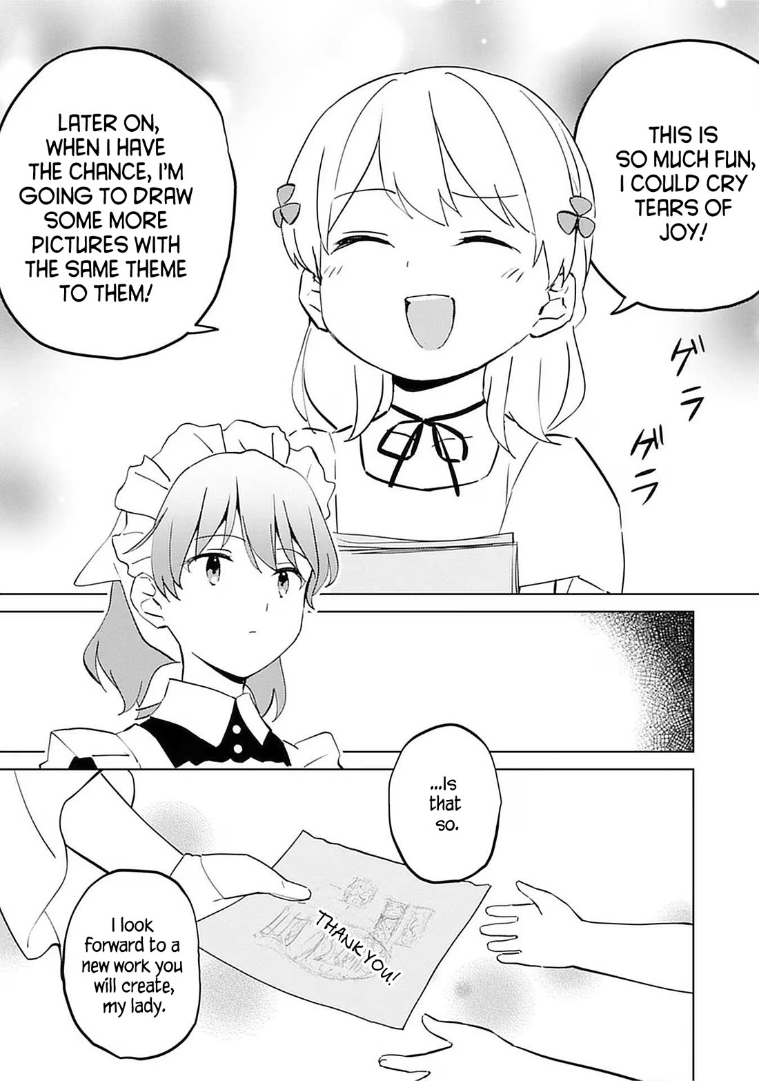Since I Have Been Reincarnated as the Daughter of a Duke, I, the "Girl Inside," Will Enjoy Being a Girl as Much as I Can! Chapter 10.5 page 7 - Chapter 10.5: I draw things I have in my house!