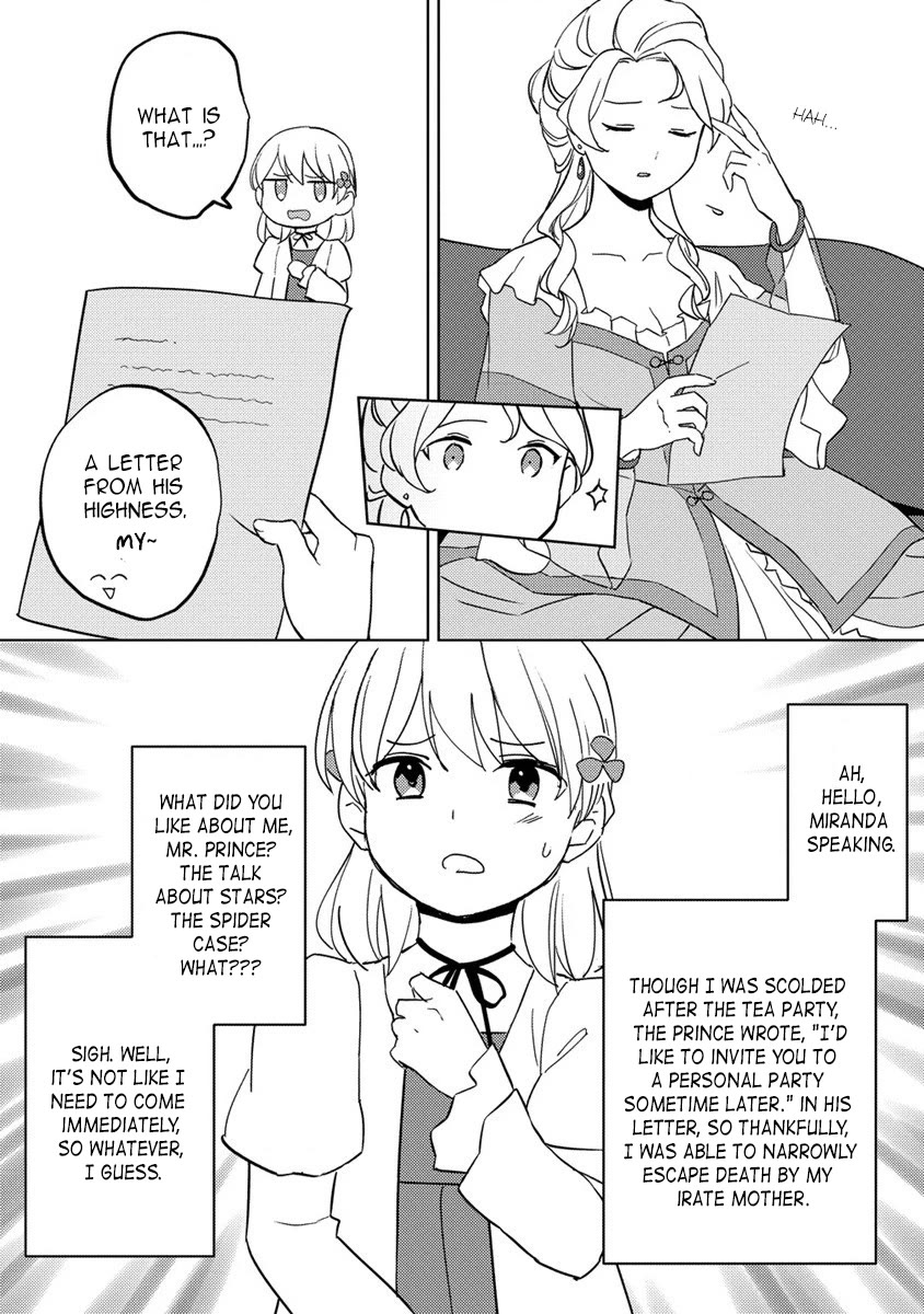 Since I Have Been Reincarnated as the Daughter of a Duke, I, the "Girl Inside," Will Enjoy Being a Girl as Much as I Can! Chapter 11.2 page 3 - Chapter 11.2: The tea party at the palace