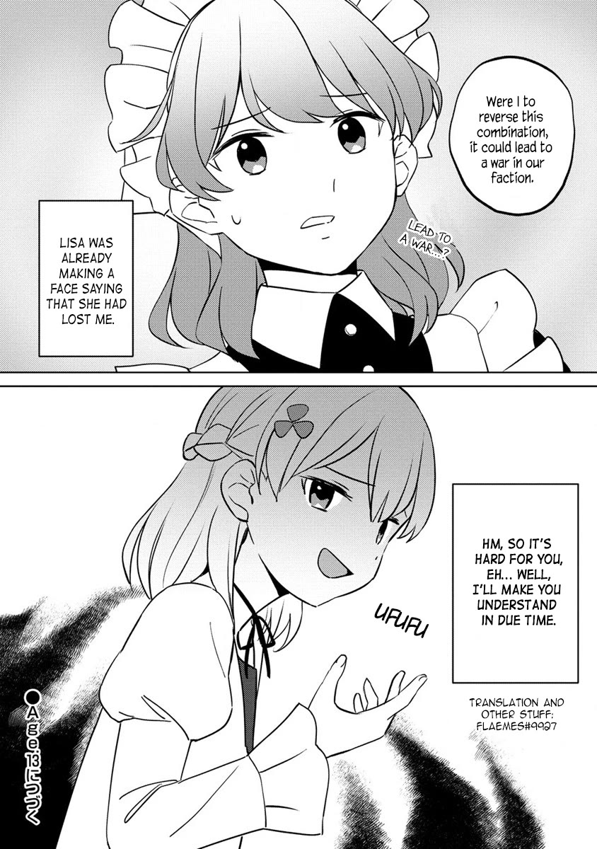 Since I Have Been Reincarnated as the Daughter of a Duke, I, the "Girl Inside," Will Enjoy Being a Girl as Much as I Can! Chapter 12.2 page 11 - Chapter 12.2: Despairing of my hobbies, I seek a way to compensate