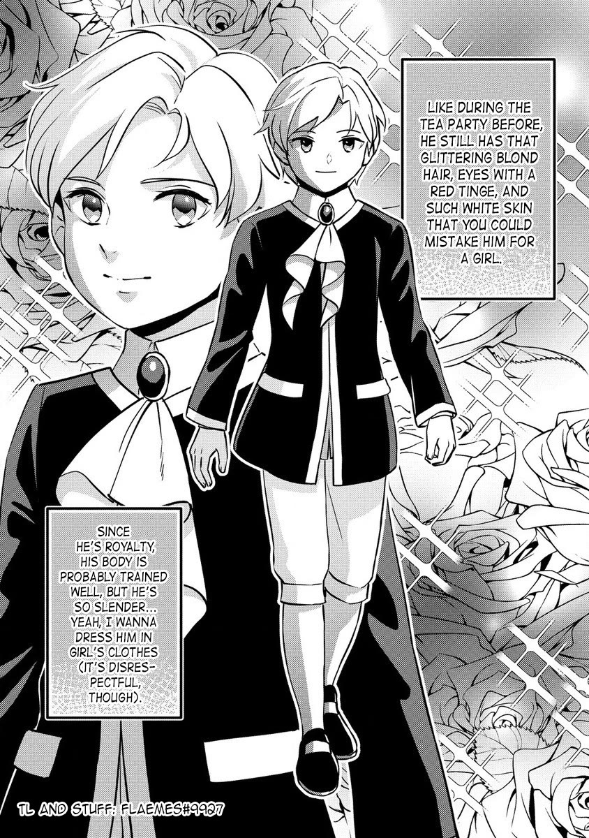Since I Have Been Reincarnated as the Daughter of a Duke, I, the "Girl Inside," Will Enjoy Being a Girl as Much as I Can! Chapter 13.1 page 12 - Chapter 13.1: The tea party with the prince at our home