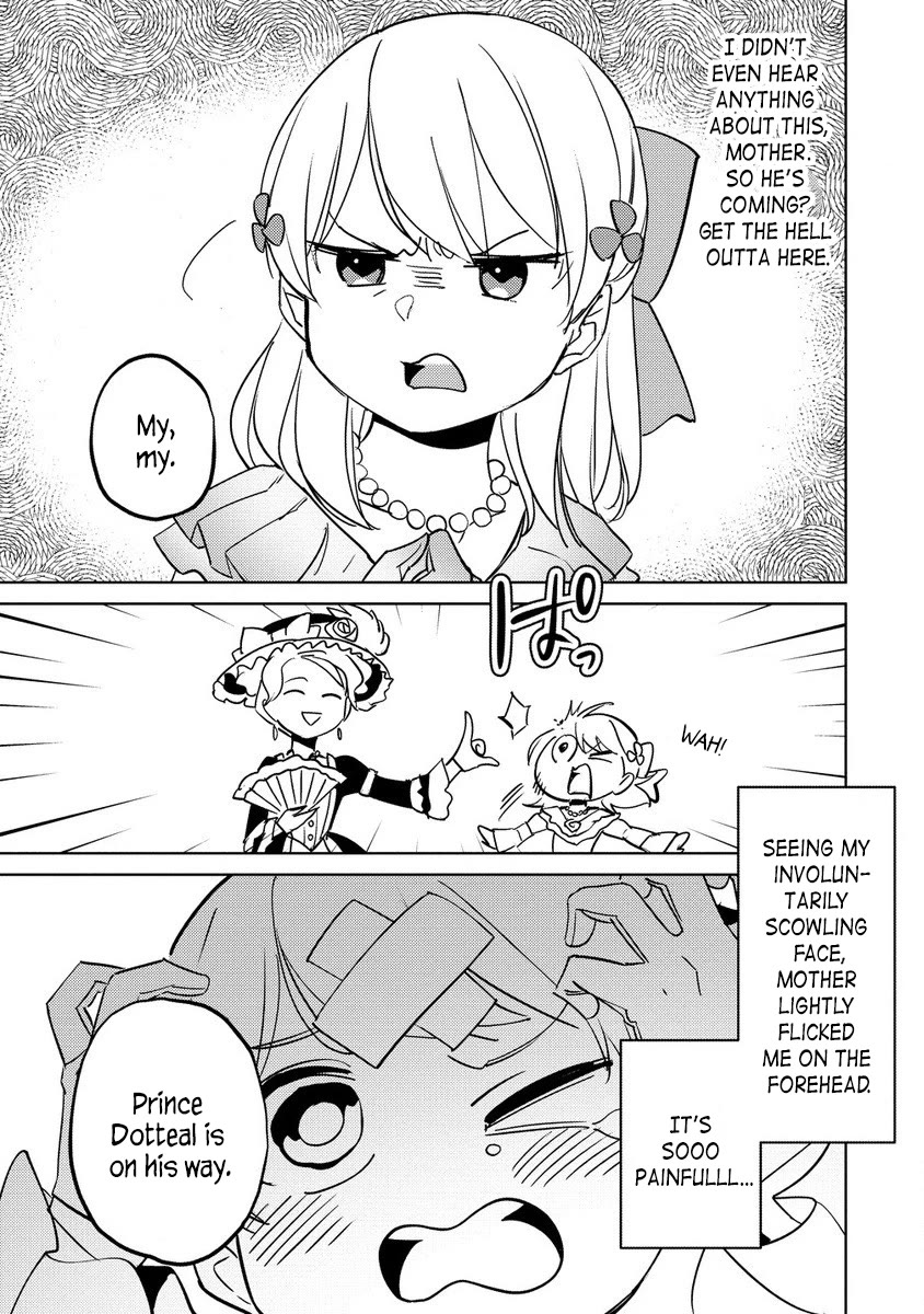 Since I Have Been Reincarnated as the Daughter of a Duke, I, the "Girl Inside," Will Enjoy Being a Girl as Much as I Can! Chapter 13.1 page 5 - Chapter 13.1: The tea party with the prince at our home