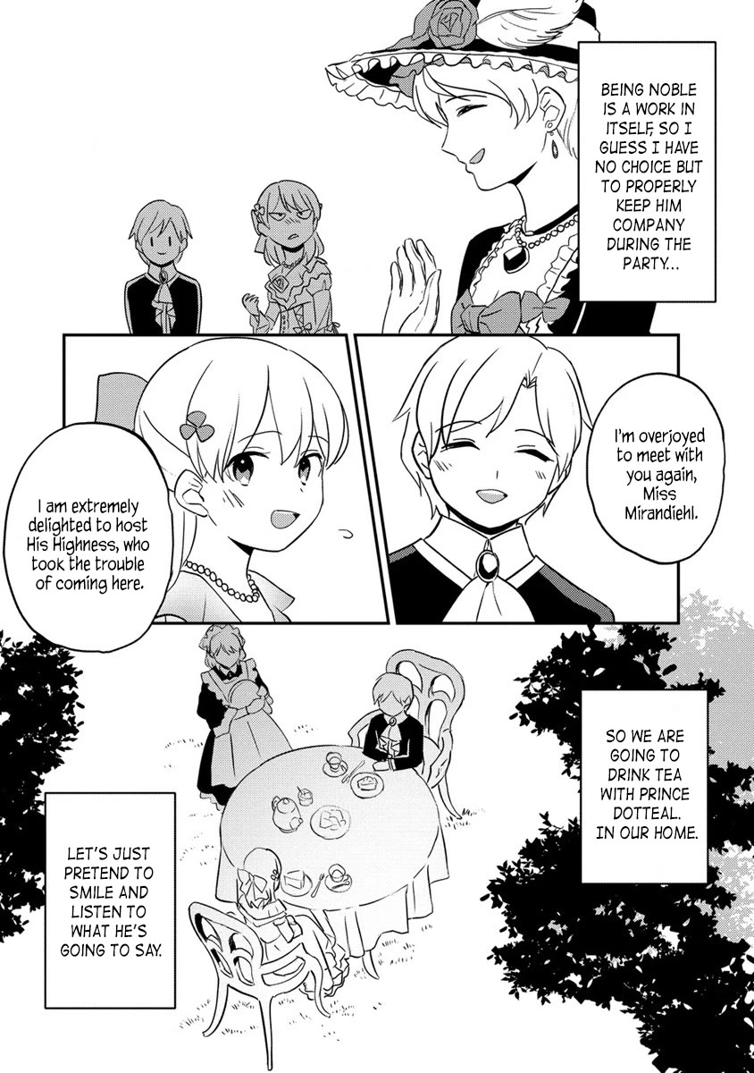 Since I Have Been Reincarnated as the Daughter of a Duke, I, the "Girl Inside," Will Enjoy Being a Girl as Much as I Can! Chapter 13.2 page 2 - Chapter 13.2: The tea party with the prince at our home