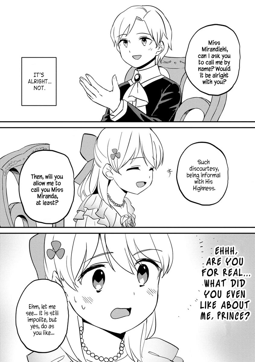 Since I Have Been Reincarnated as the Daughter of a Duke, I, the "Girl Inside," Will Enjoy Being a Girl as Much as I Can! Chapter 13.2 page 3 - Chapter 13.2: The tea party with the prince at our home