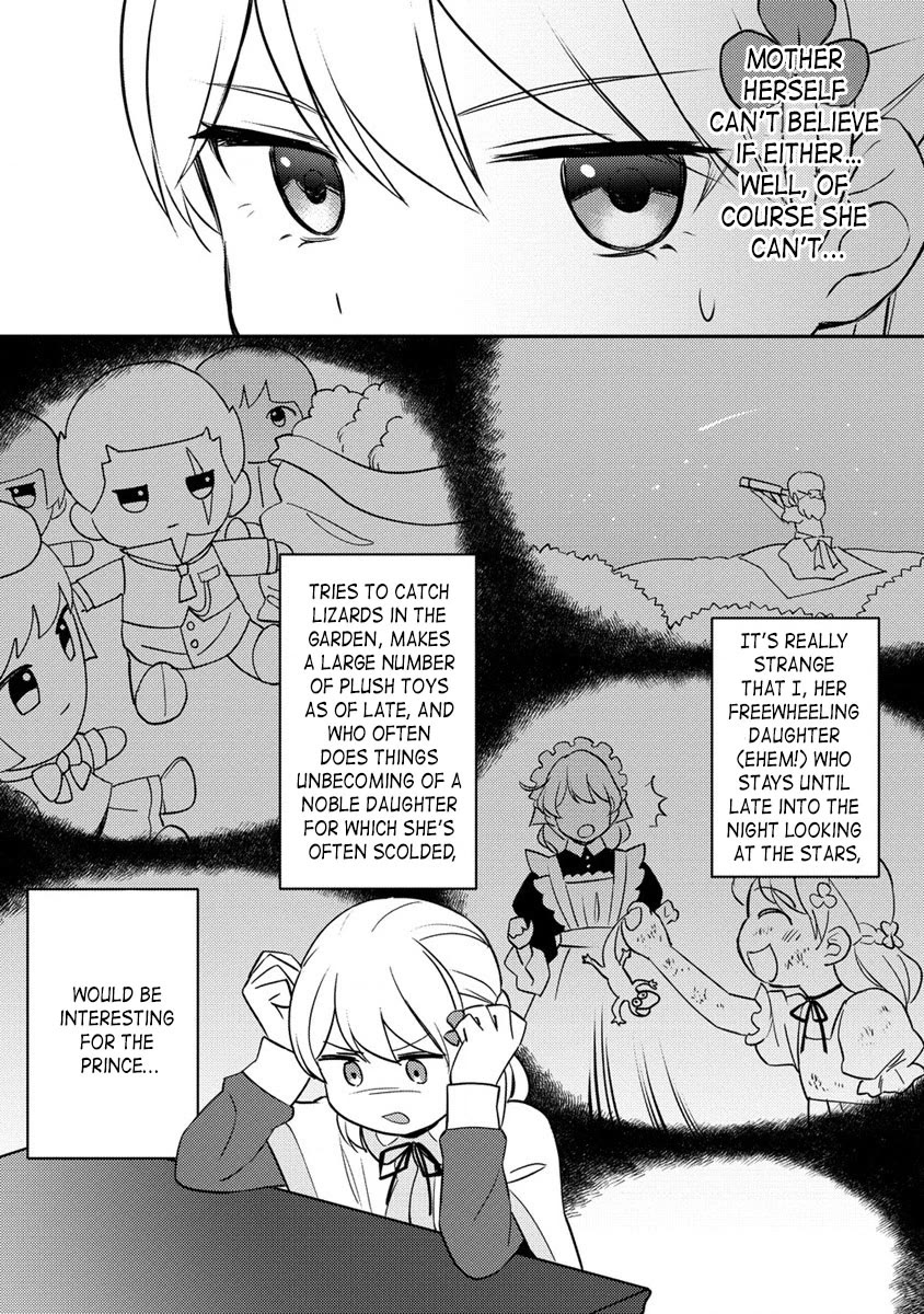 Since I Have Been Reincarnated as the Daughter of a Duke, I, the "Girl Inside," Will Enjoy Being a Girl as Much as I Can! Chapter 14.2 page 2 - Chapter 14.2: I'm a fiancee candidate?!