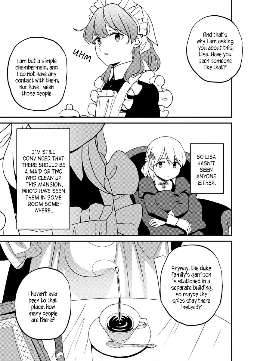 Since I Have Been Reincarnated as the Daughter of a Duke, I, the "Girl Inside," Will Enjoy Being a Girl as Much as I Can! Chapter 15.1 page 3 - Chapter 15.1: Do we have a spy or two in our employ?