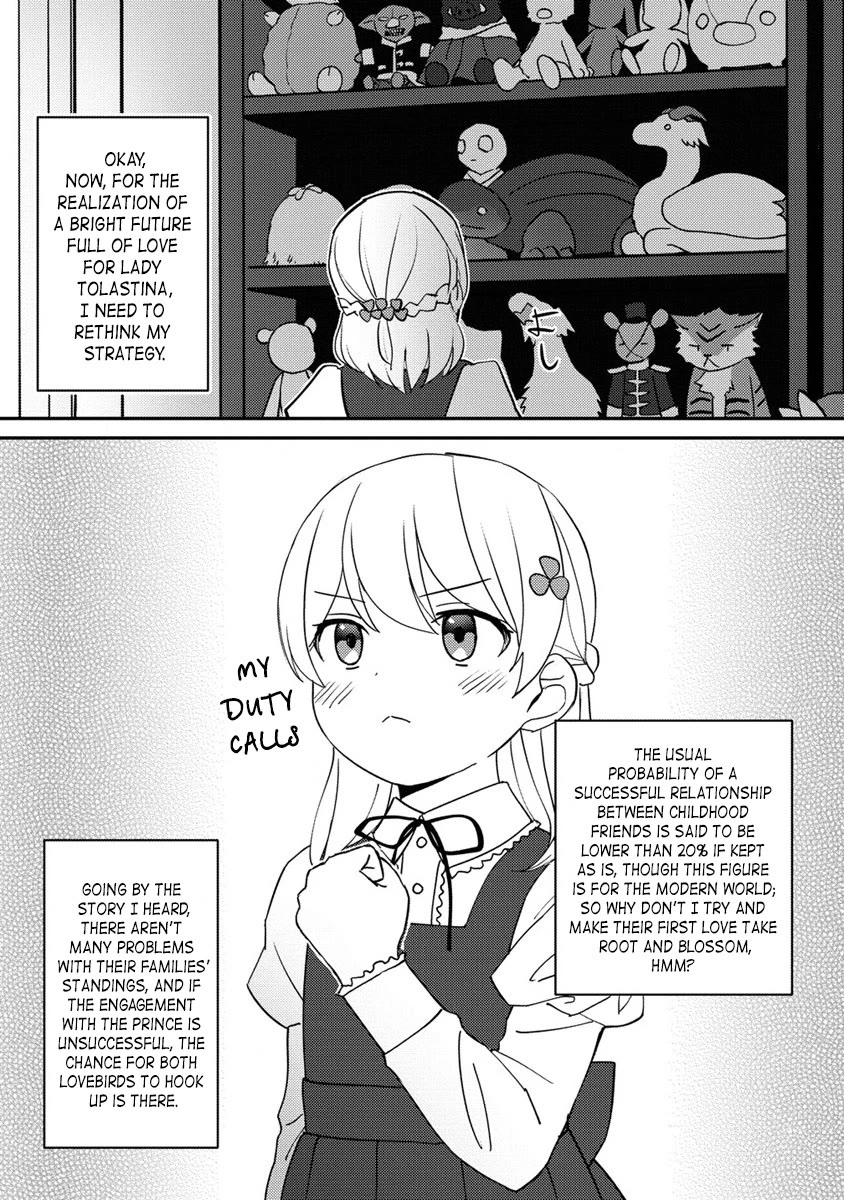 Since I Have Been Reincarnated as the Daughter of a Duke, I, the "Girl Inside," Will Enjoy Being a Girl as Much as I Can! Chapter 16.2 page 7 - Chapter 16.2: Lady Tolastina's circumstances