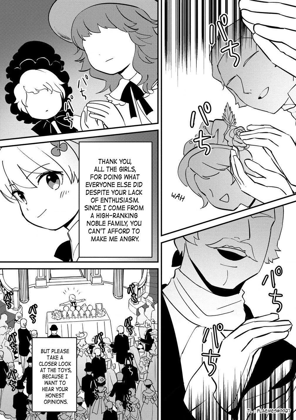 Since I Have Been Reincarnated as the Daughter of a Duke, I, the "Girl Inside," Will Enjoy Being a Girl as Much as I Can! Chapter 18.1 page 11 - Chapter 18.1: Social season tea party