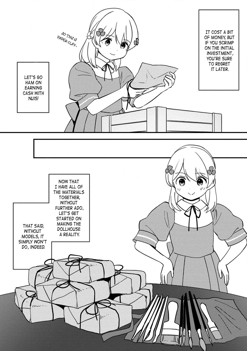 Since I Have Been Reincarnated as the Daughter of a Duke, I, the "Girl Inside," Will Enjoy Being a Girl as Much as I Can! Chapter 19.1 page 3 - Chapter 19.1: A shock on the eve of my birthday party