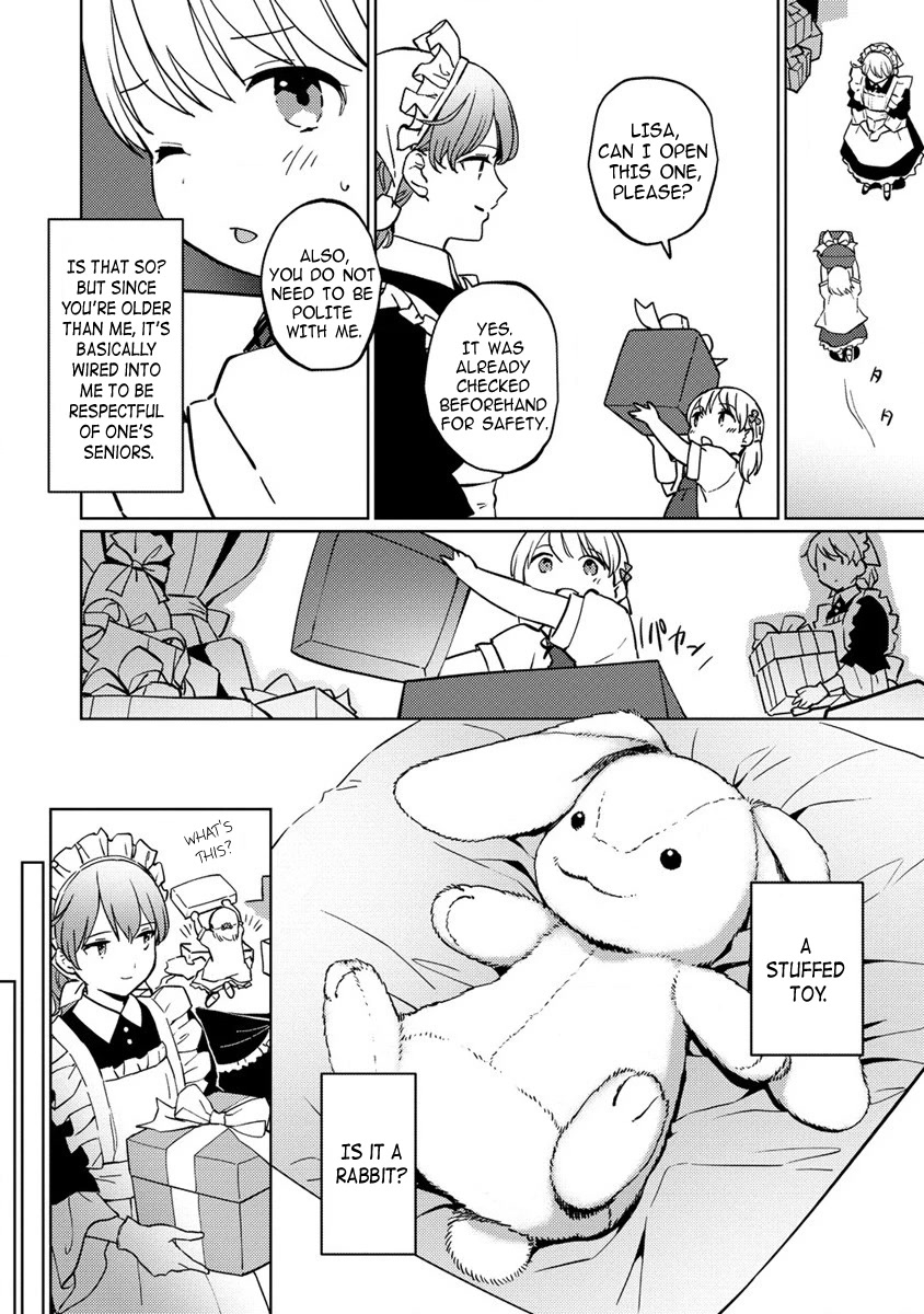 Since I Have Been Reincarnated as the Daughter of a Duke, I, the "Girl Inside," Will Enjoy Being a Girl as Much as I Can! Chapter 2 page 6 - Chapter 2: Get-well gifts