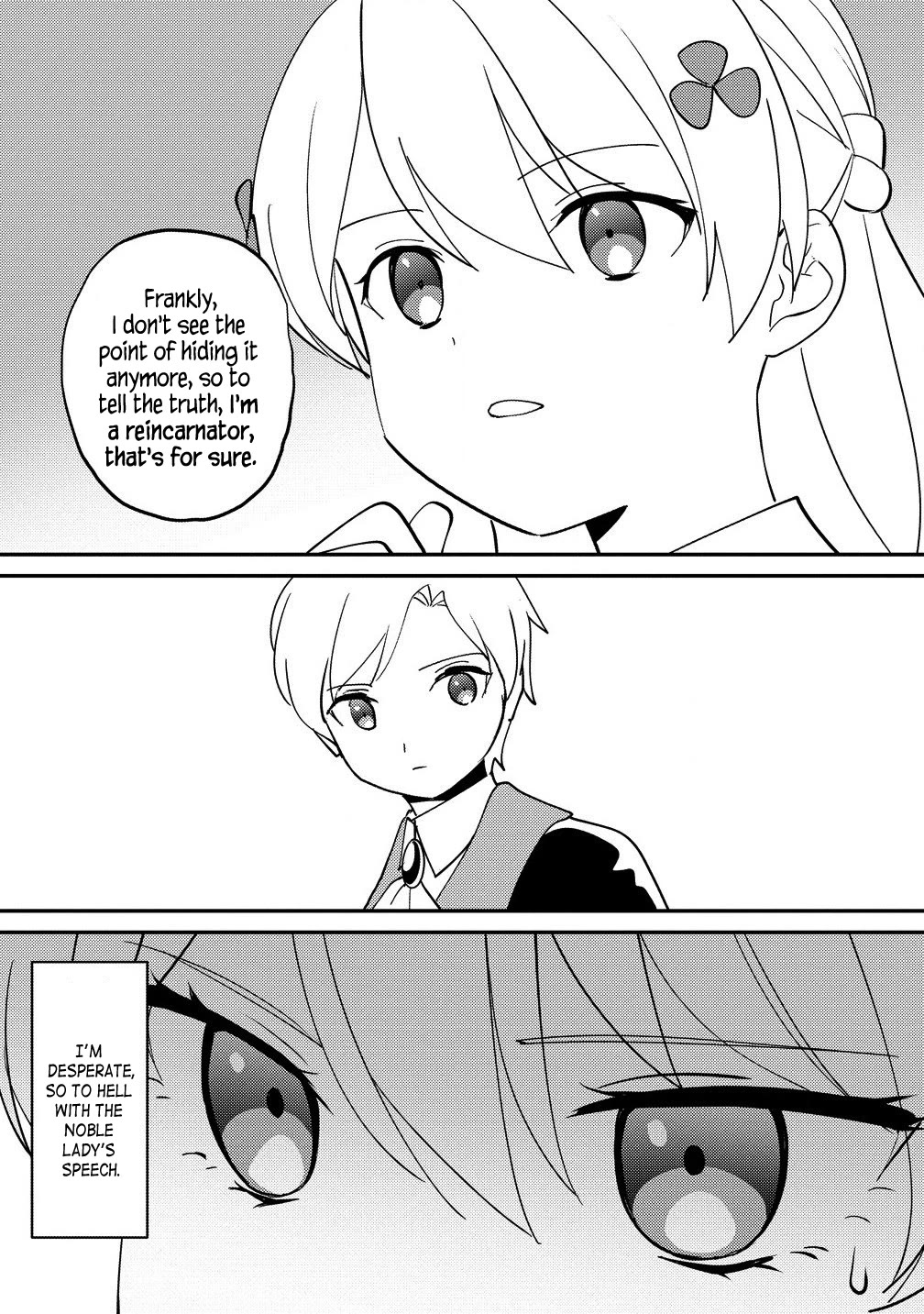 Since I Have Been Reincarnated as the Daughter of a Duke, I, the "Girl Inside," Will Enjoy Being a Girl as Much as I Can! Chapter 20.1 page 2 - Chapter 20.1: I learn of the prince's secret