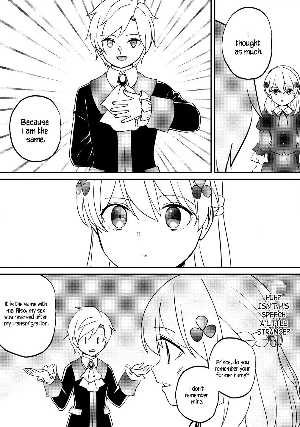 Since I Have Been Reincarnated as the Daughter of a Duke, I, the "Girl Inside," Will Enjoy Being a Girl as Much as I Can! Chapter 20.1 page 3 - Chapter 20.1: I learn of the prince's secret