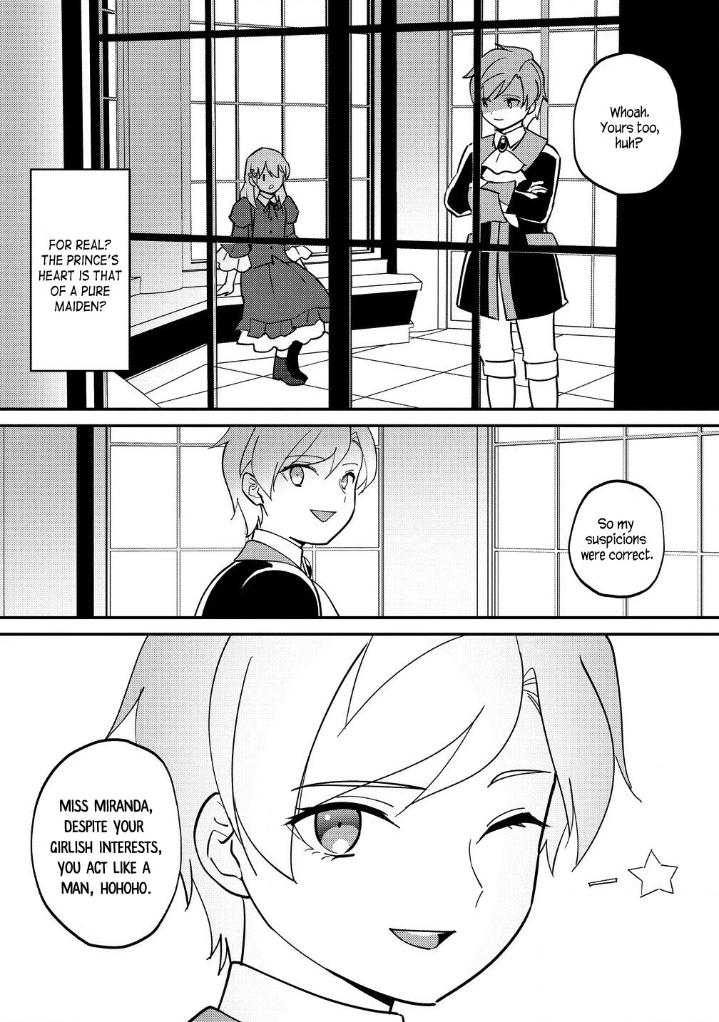 Since I Have Been Reincarnated as the Daughter of a Duke, I, the "Girl Inside," Will Enjoy Being a Girl as Much as I Can! Chapter 20.1 page 4 - Chapter 20.1: I learn of the prince's secret