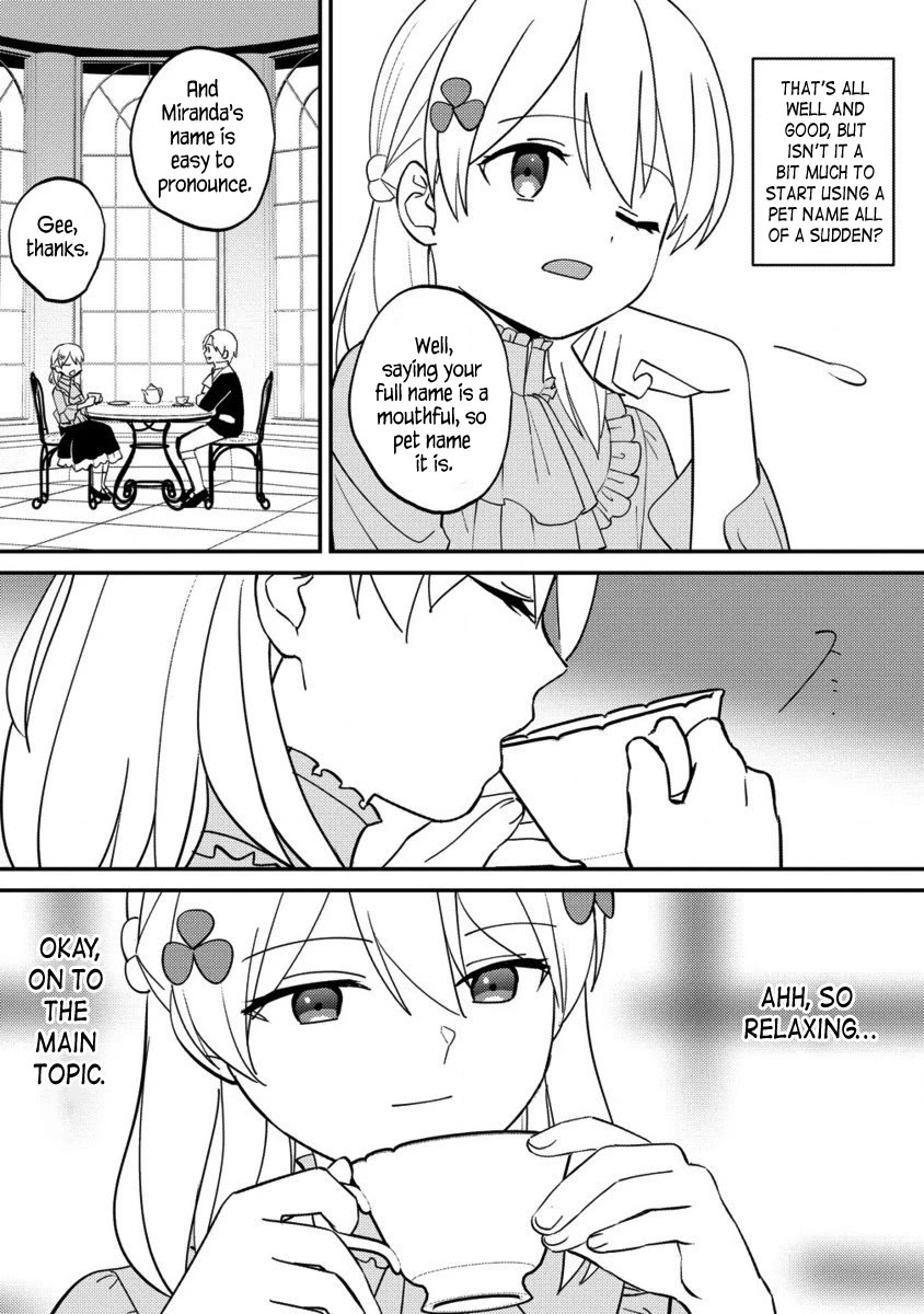 Since I Have Been Reincarnated as the Daughter of a Duke, I, the "Girl Inside," Will Enjoy Being a Girl as Much as I Can! Chapter 20.2 page 5 - Chapter 20.2: I learn of the prince's secret