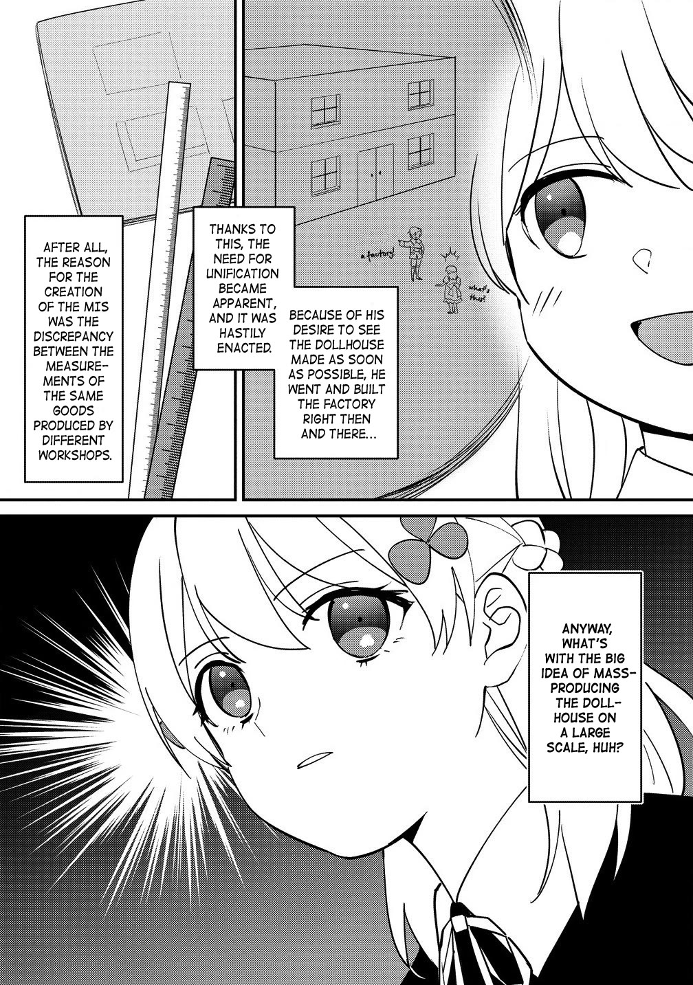 Since I Have Been Reincarnated as the Daughter of a Duke, I, the "Girl Inside," Will Enjoy Being a Girl as Much as I Can! Chapter 21.1 page 10 - Chapter 21.1: Birth of the MIS