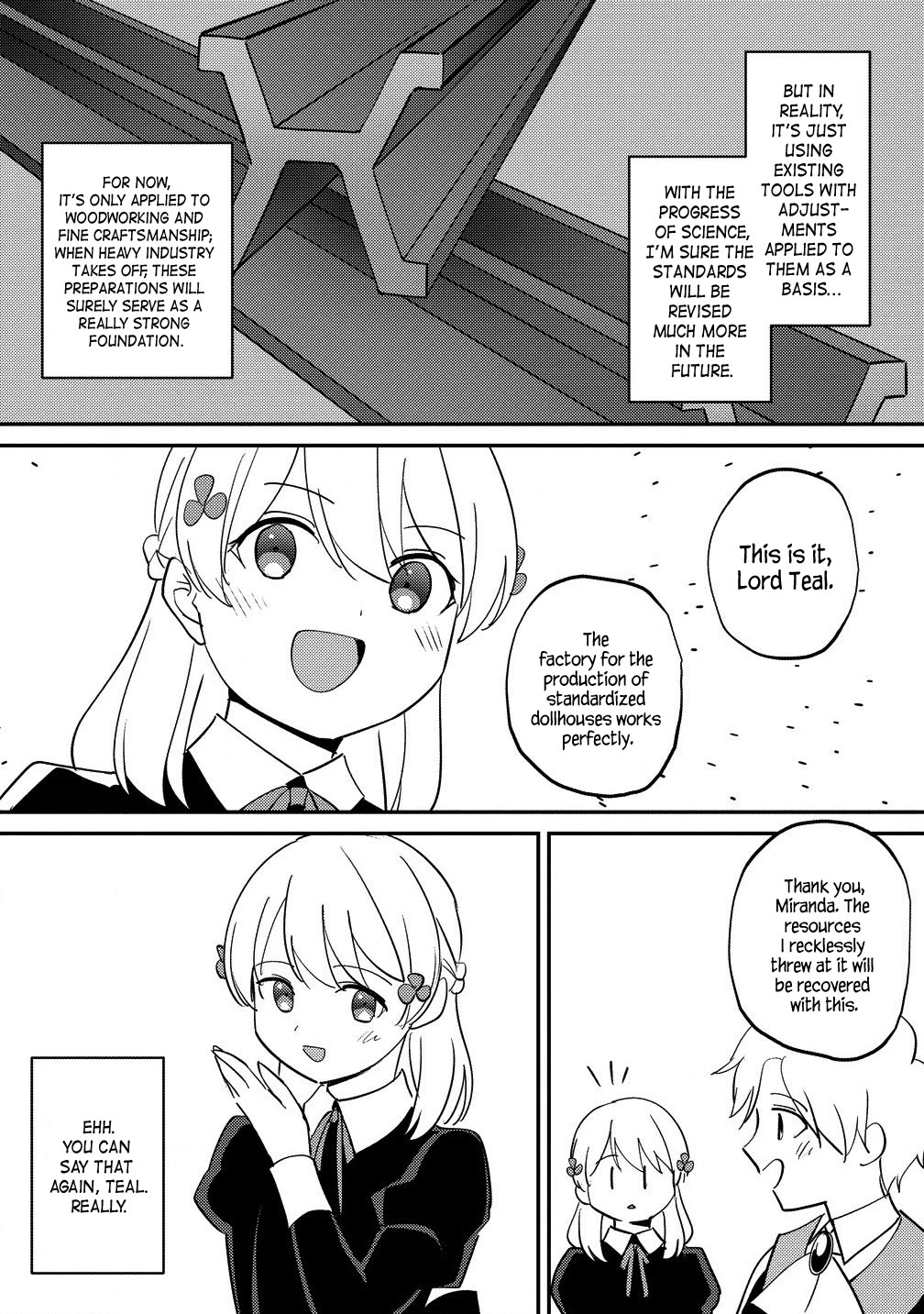 Since I Have Been Reincarnated as the Daughter of a Duke, I, the "Girl Inside," Will Enjoy Being a Girl as Much as I Can! Chapter 21.1 page 9 - Chapter 21.1: Birth of the MIS