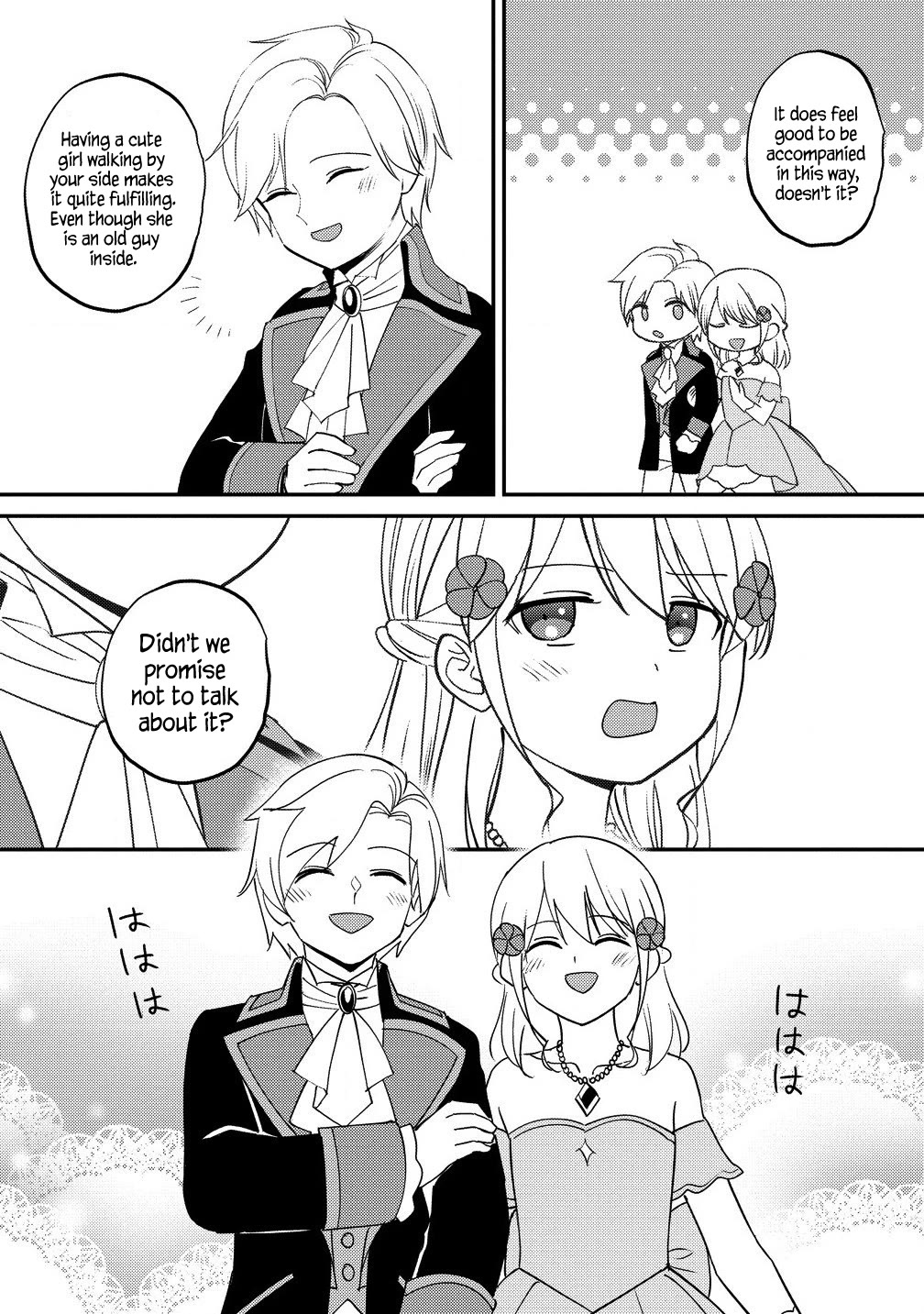 Since I Have Been Reincarnated as the Daughter of a Duke, I, the "Girl Inside," Will Enjoy Being a Girl as Much as I Can! Chapter 22.1 page 10 - Chapter 22.1: Queen's education and tea times with the prince