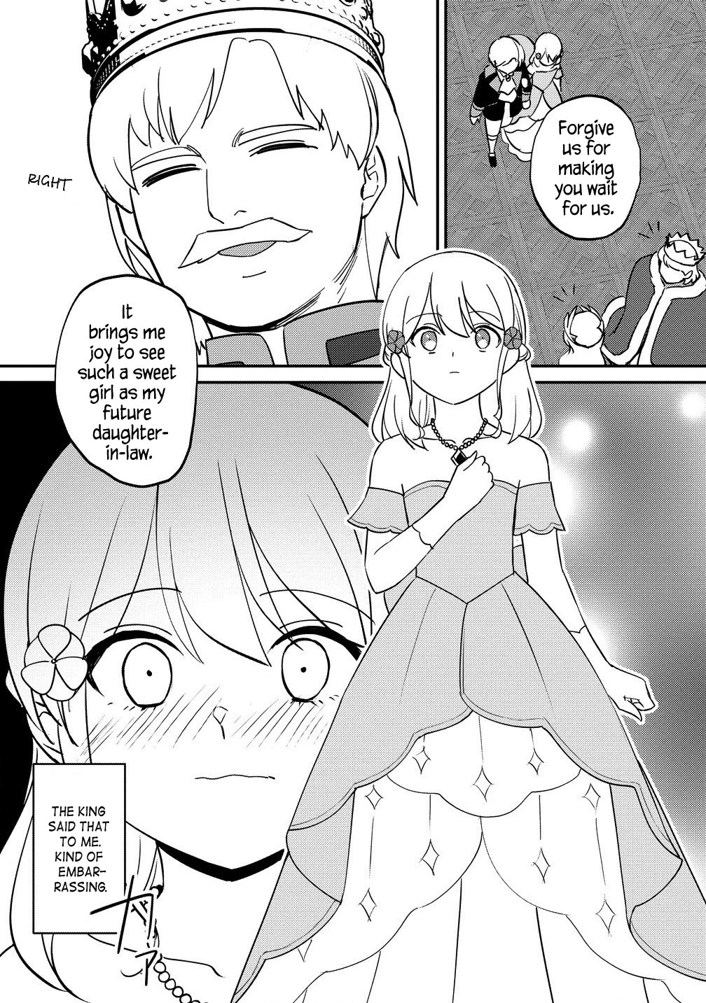 Since I Have Been Reincarnated as the Daughter of a Duke, I, the "Girl Inside," Will Enjoy Being a Girl as Much as I Can! Chapter 22.1 page 11 - Chapter 22.1: Queen's education and tea times with the prince